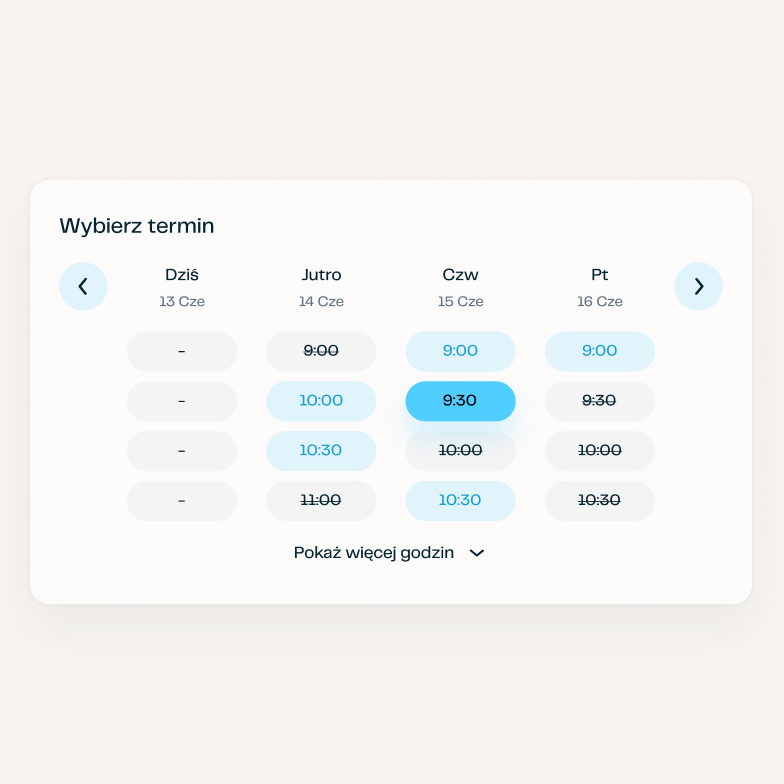 Choose appointment time illustration